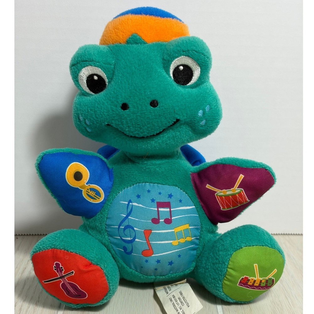 Baby Einstein Press and Play Musical Turtle Electronic Plush Neptune FLAW READ